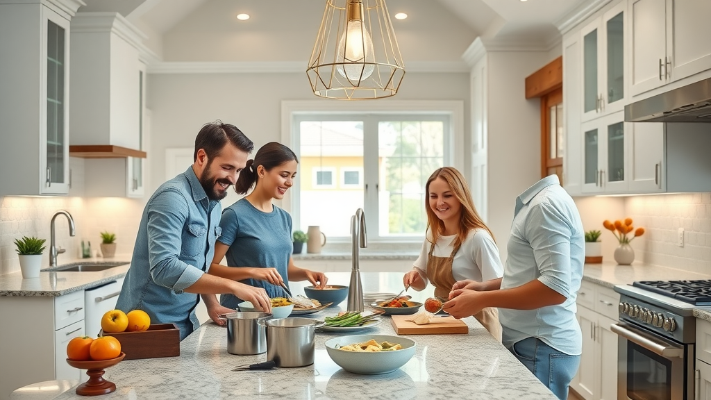 Gleaming modern kitchen remodel in Eustis FL, kitchen remodel by expert general contractor