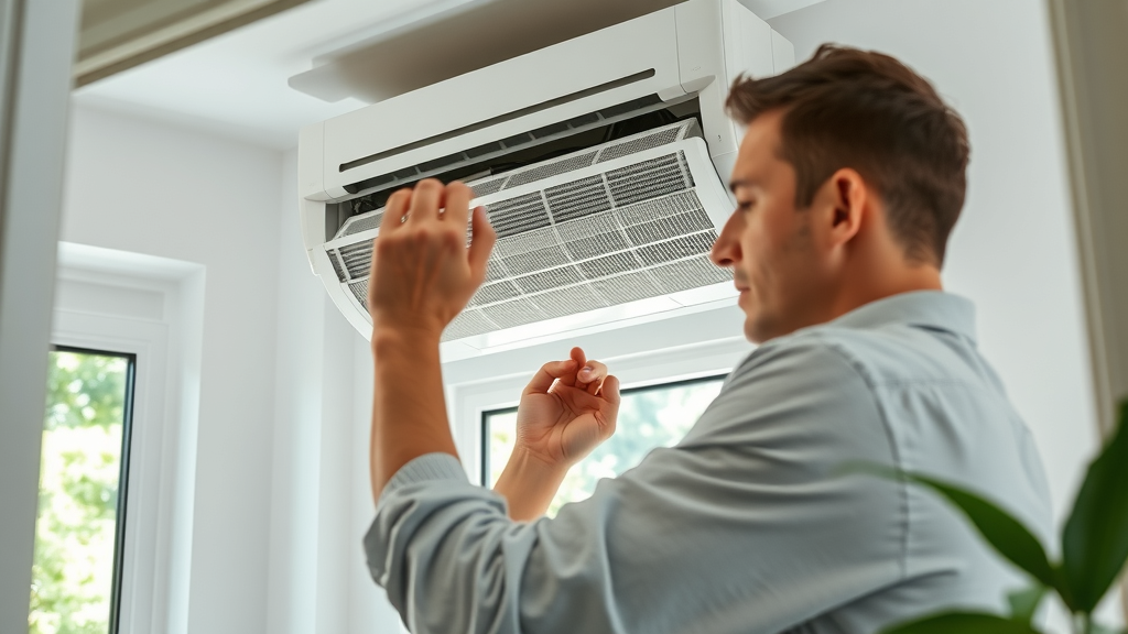 Installing advanced air filtration on Florida air conditioning system, focus on indoor air quality and humidity control