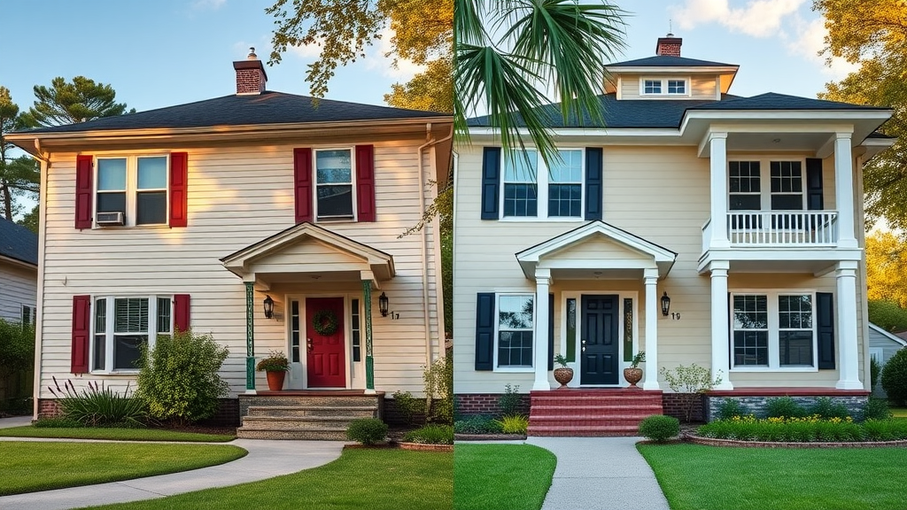 eustis home exterior renovation before and after transformation