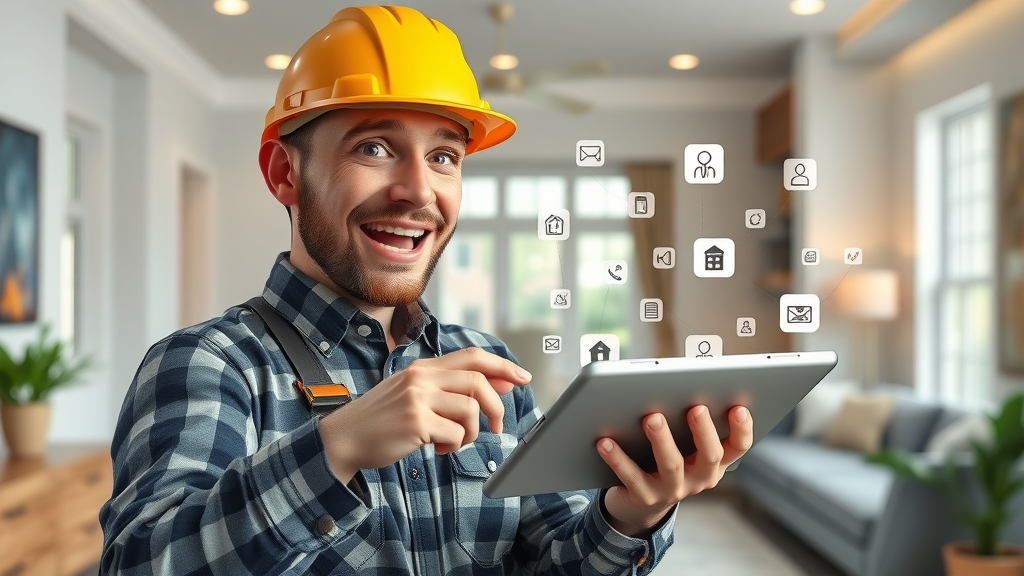 contractor using project management technology for home improvement in Eustis FL