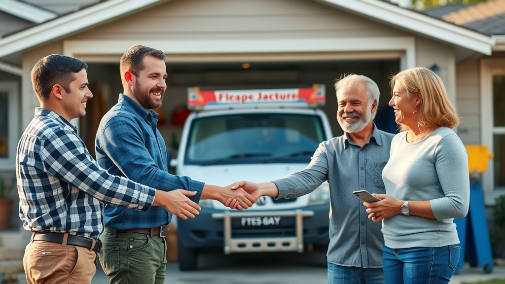general contractor construction company eustis mount dora homeowners shaking hands affordable home renovation
