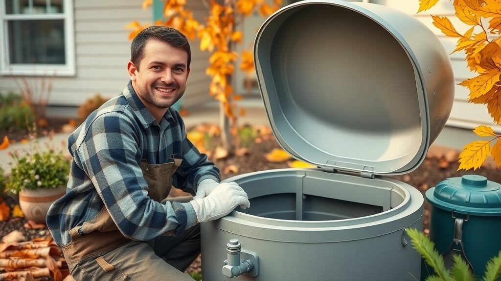 routine septic tank cleaning and pumping service eustis maintenance photorealistic
