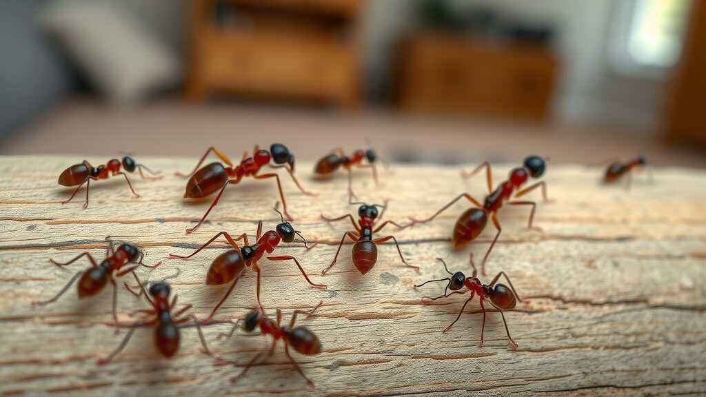 close-up of termites and ants – common Eustis FL pest problems