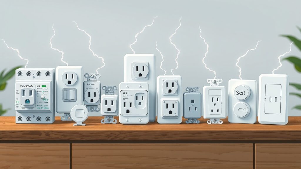 Modern electrical safety products, such as AFCI breakers and smart surge protectors, for Eustis residential electrical safety.