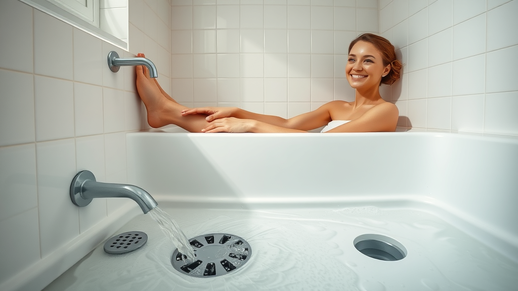 chemical pristine home bathroom with sparkling drains and clean plumbing in Eustis Florida