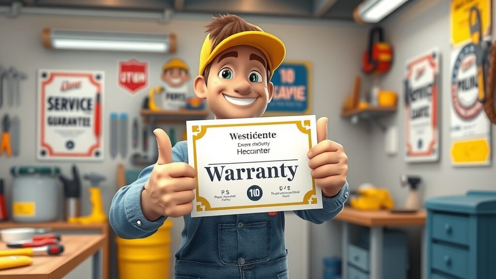 handyman eustis florida presenting service guarantee certificate in tidy workshop