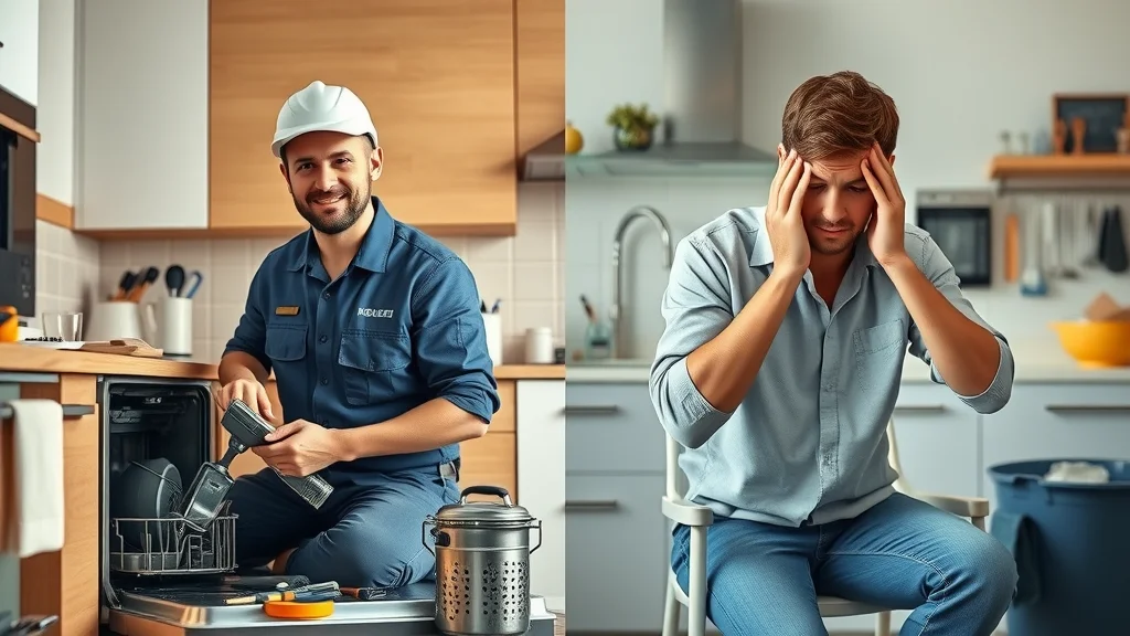 Comparison of trusted licensed appliance technician versus risky unlicensed repair service in Eustis kitchen