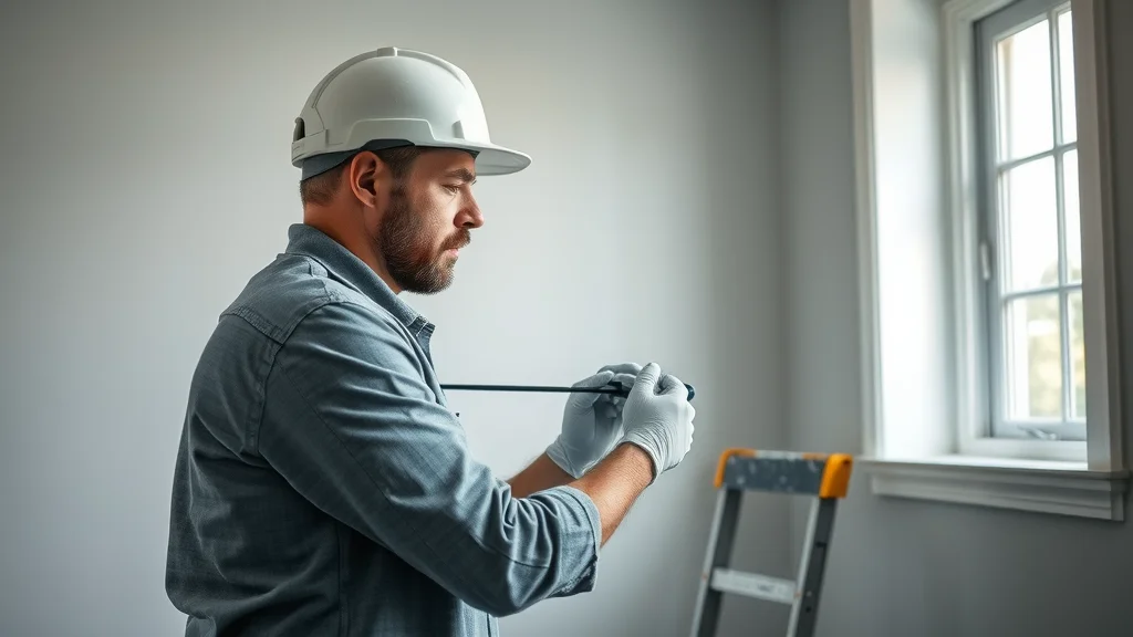 Experienced licensed painter preparing for interior painting in Eustis FL home, skilled at prep work and attention to professional results