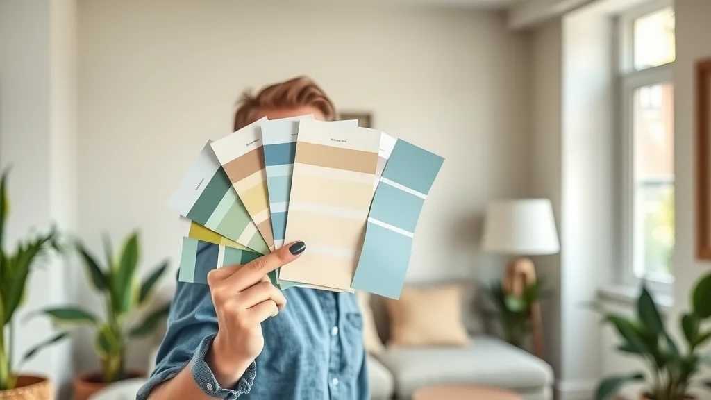 Highly skilled painting team in Eustis FL discussing color choices with neat tools, natural gestures, and a fresh, modern setting