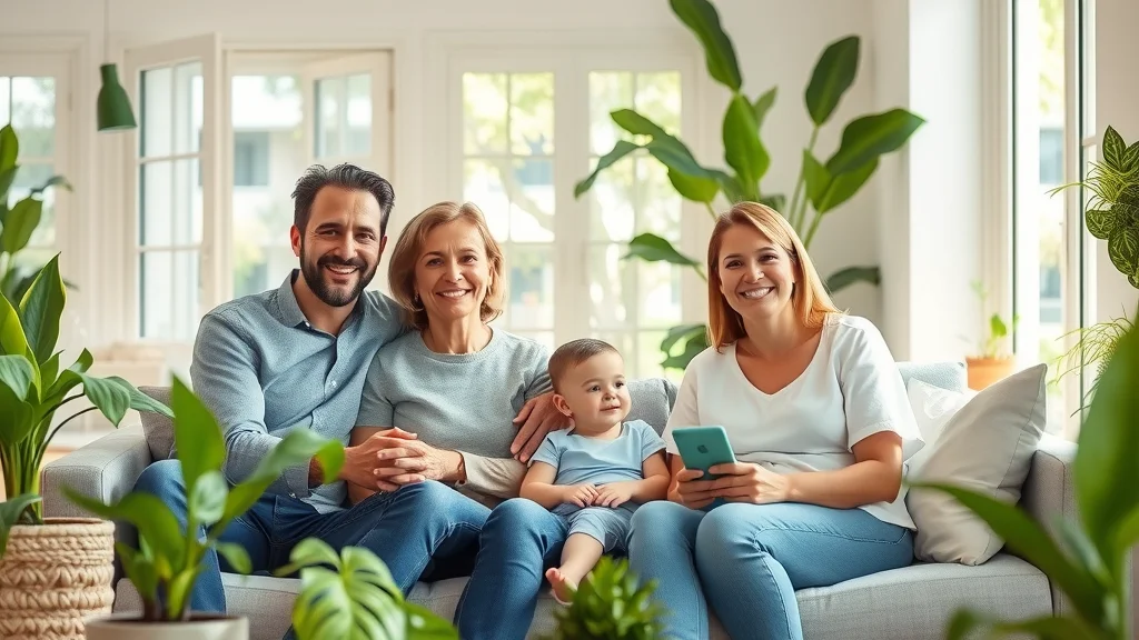 Modern Eustis family enjoying a fresh living space after eco-friendly cleaning, surrounded by sunlight and greenery — eco-friendly cleaning Eustis