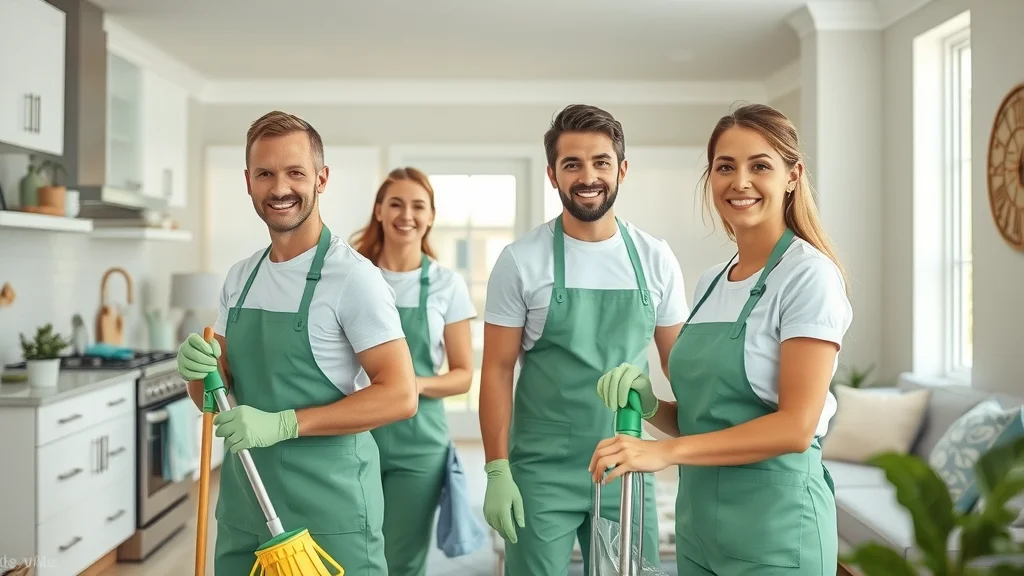 Professional cleaning service team at work in a modern Eustis, Florida home, demonstrating efficient house cleaning Eustis Florida