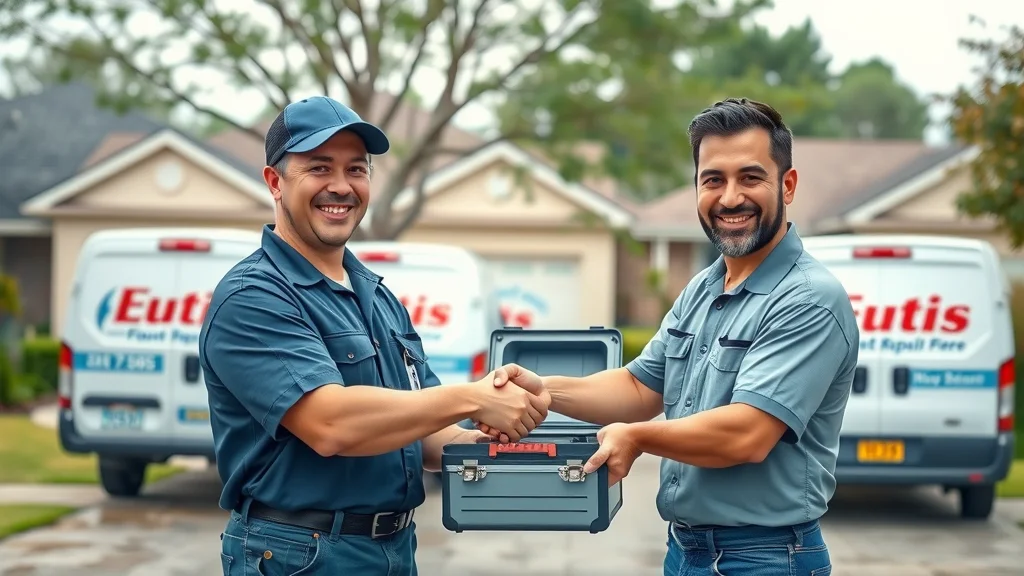 Eustis local vs. national appliance repair comparison—friendly local technicians and happy customer