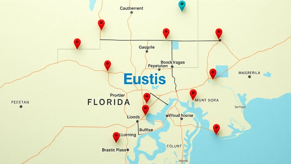 eustis fl painting company service area mount dora neighboring towns map detailed