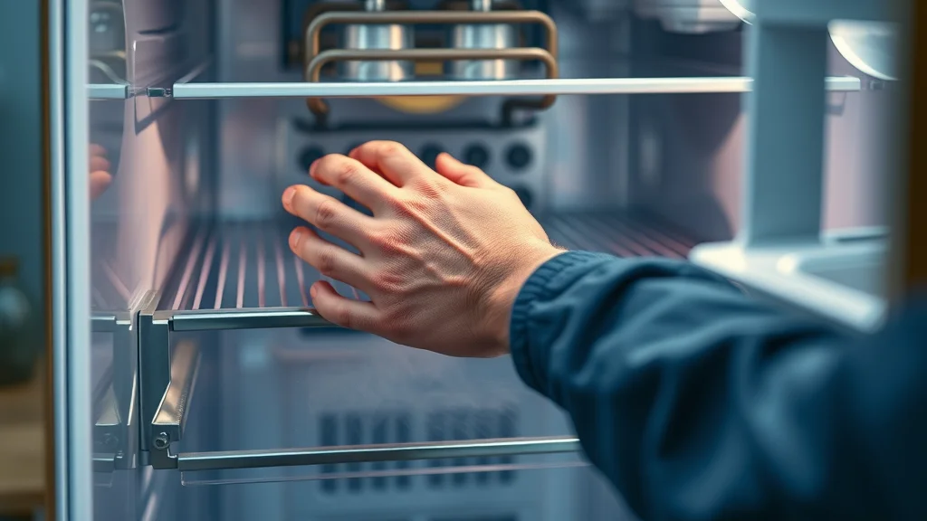 Checking refrigerator cooling coils—refrigerator repair in Eustis