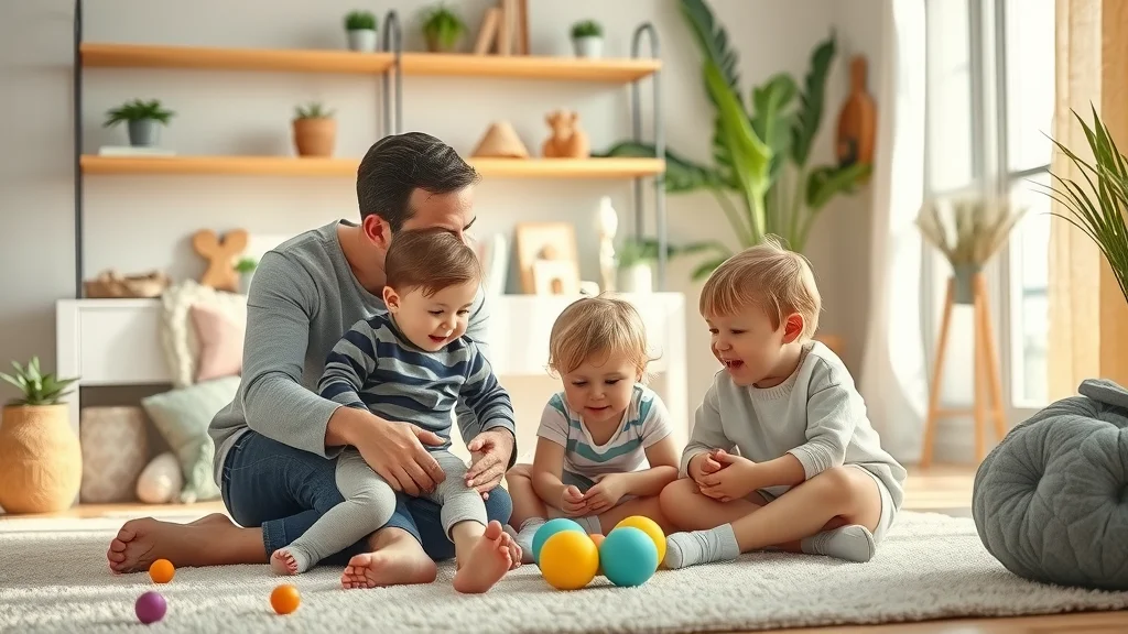 Family enjoying a play session in clean Eustis home, evidence of professional cleaning service and comfort