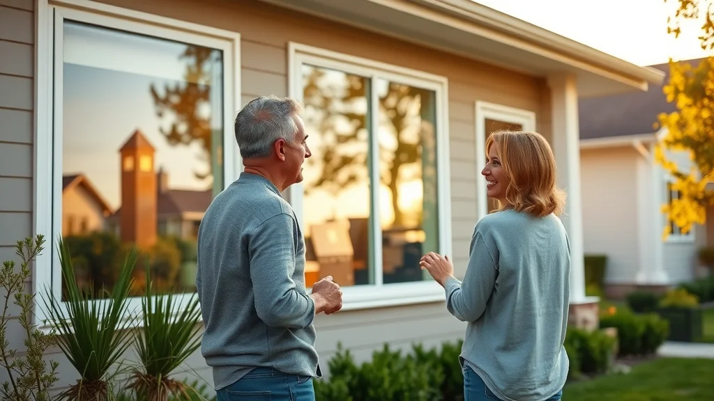 Sparkling clean windows in an Eustis home exterior — residential window cleaning Eustis
