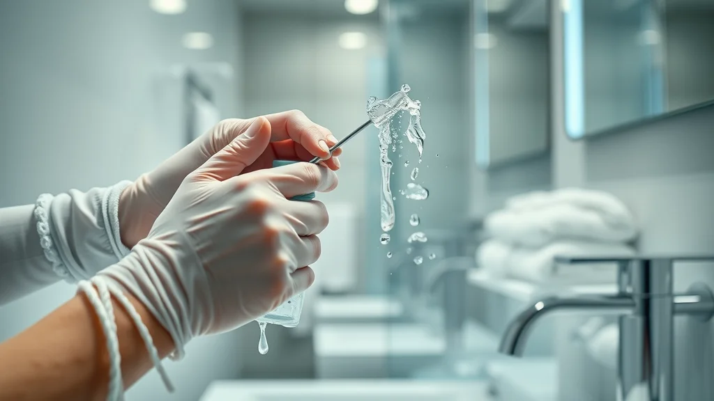 Close-up of professional cleaning tools deep cleaning a bathroom in Eustis FL