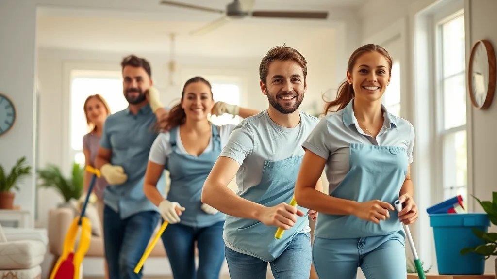 Efficient professional cleaning service team deep cleaning Eustis FL home for same day turnaround
