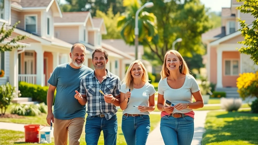 residential painting eustis florida vibrant residential neighborhood new paint jobs happy homeowners