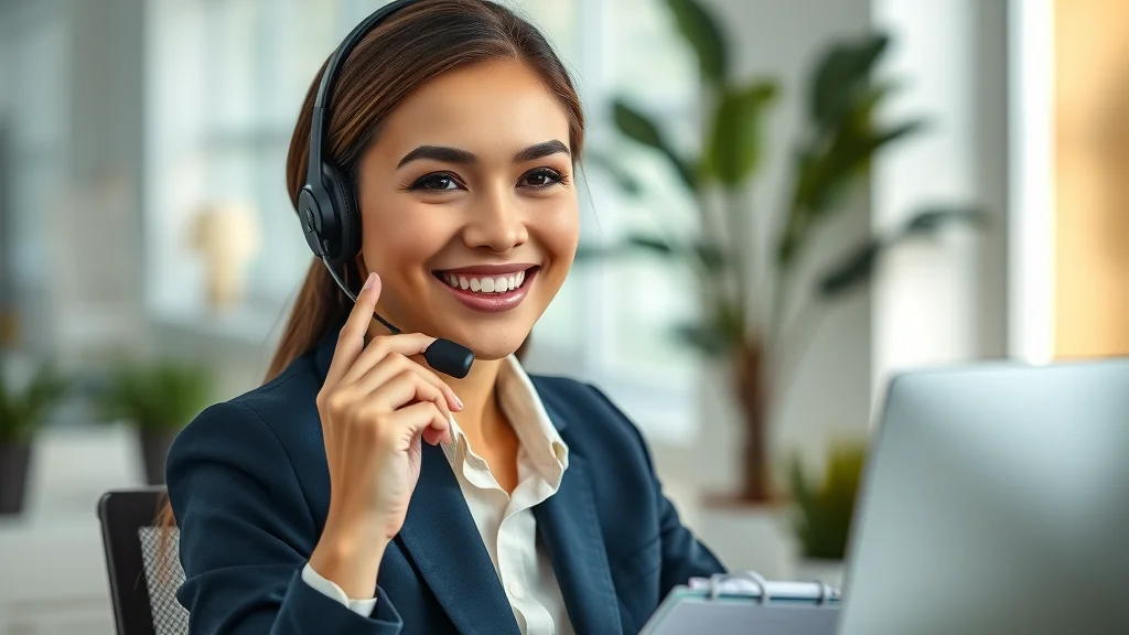 Attentive customer service agent for professional cleaners Eustis providing personalized support to house cleaning clients