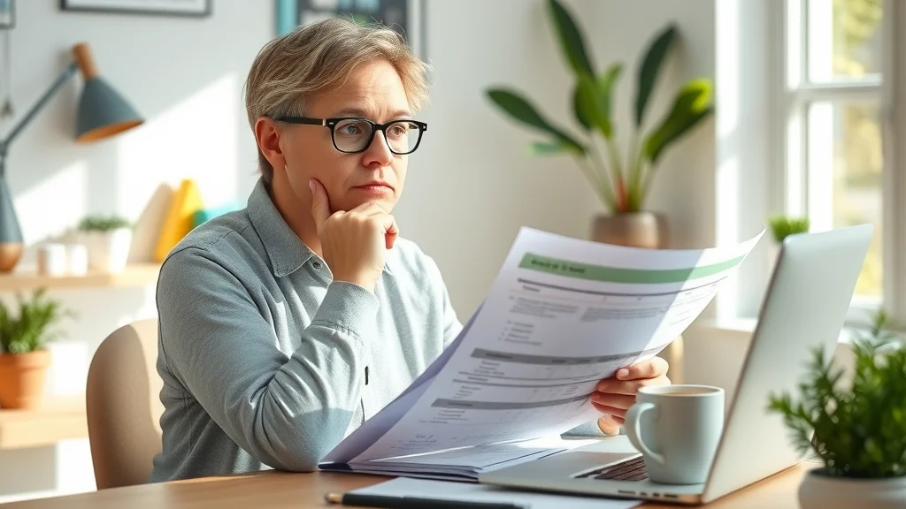 Eustis cleaning service thoughtful homeowner reviewing price estimates at tidy desk