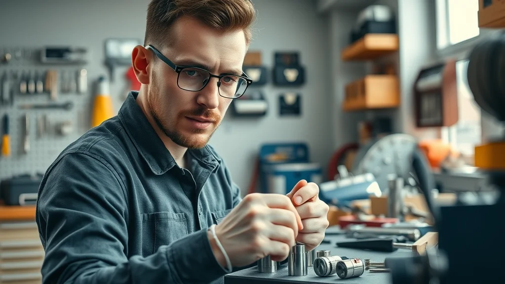 Locksmith service in Eustis - Professional workspace with organized locks, tools, and sunlight filtering through the window.