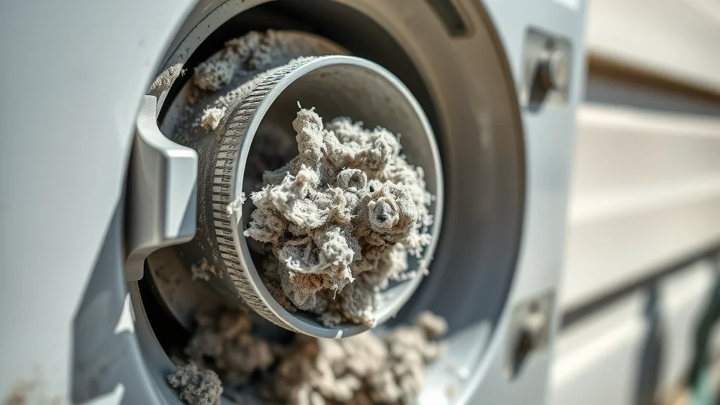 cleaning in Eustis - Clogged exterior dryer vent with visible lint buildup