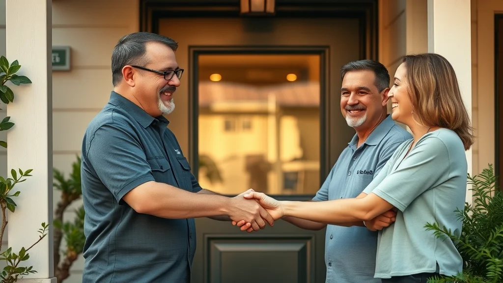 customer review handshake with local locksmith lock repair eustis florida