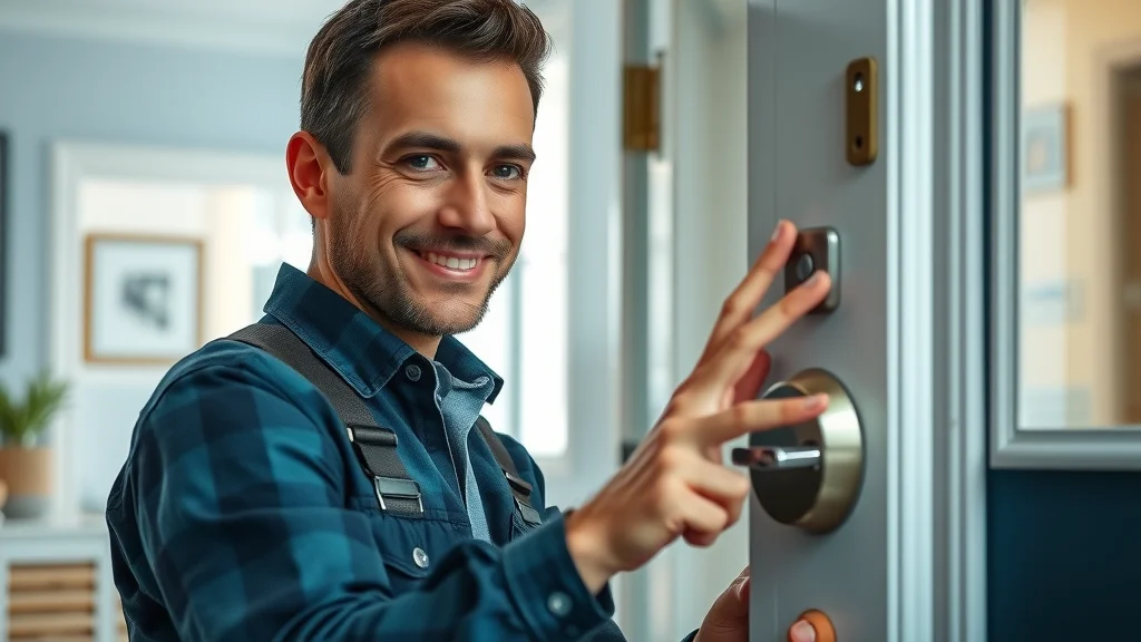 smart lock installation by residential locksmith in Eustis Florida