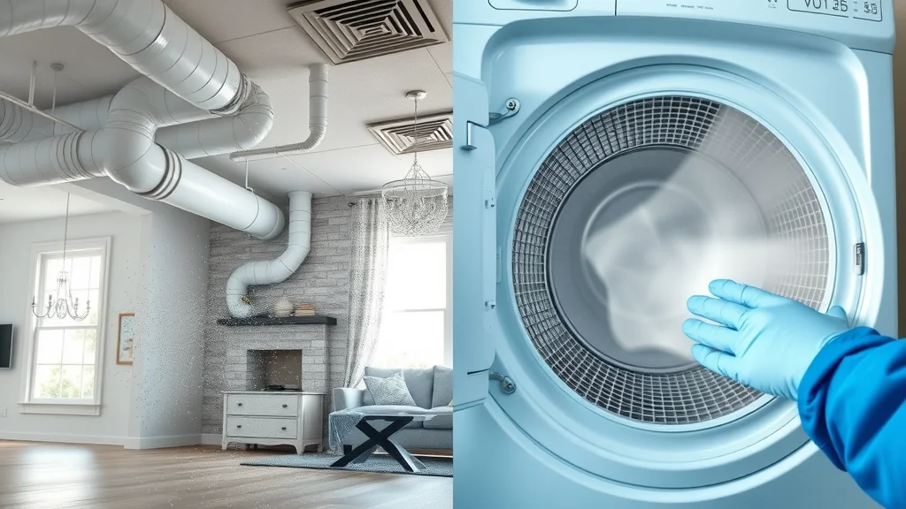 vent cleaning service eustis fl split-scene comparison clean air duct vs dryer vent cleaning in modern florida home