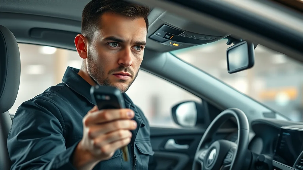 Expert locksmith programming car key with fob in Eustis Florida