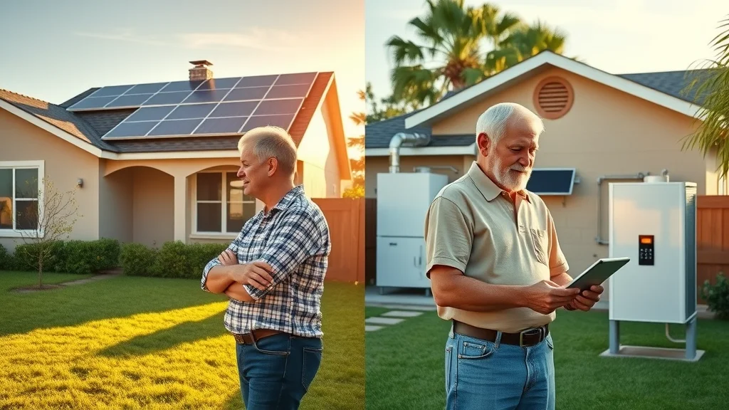 Two Eustis homeowners comparing rooftop solar panels and solar water heating - water heat, solar panels