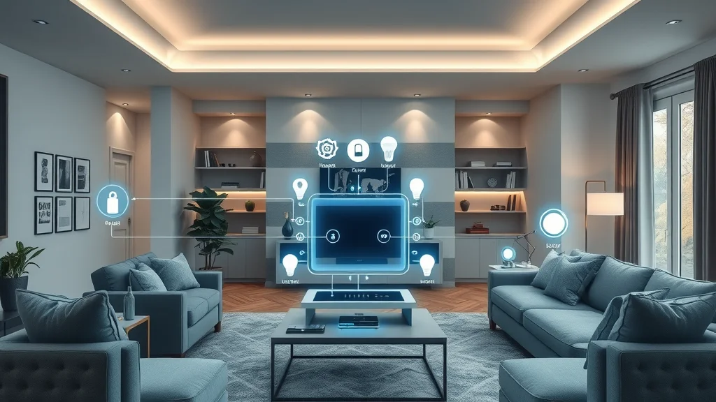 home hub—bridging compatible devices in a spacious tech-savvy living room