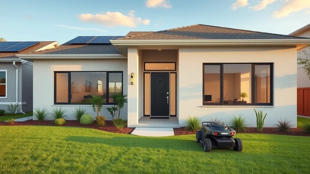 Eustis smart home installation modern smart home exterior with smart tech features in Eustis, FL neighborhood