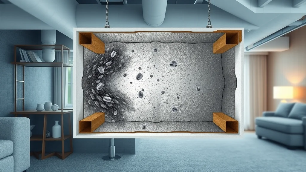 Air Duct Cleaning Service eustis air duct sanitization cross-section showing partially clean and partially dirty duct in a modern Eustis home